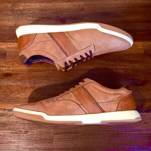 Hawker Rye Gunmut Nubuck Banded Low Top Sneaker Tan - Size 13 - Luxury Max